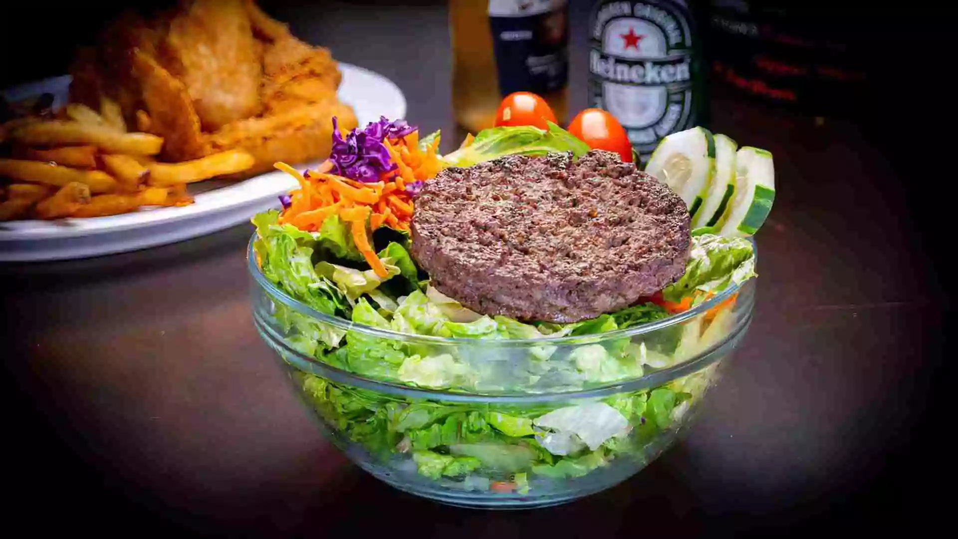 Dallas BBQ Beef Burger Salad Bowl Price Nutrition and Allergen Beef Burger Salad Bowl