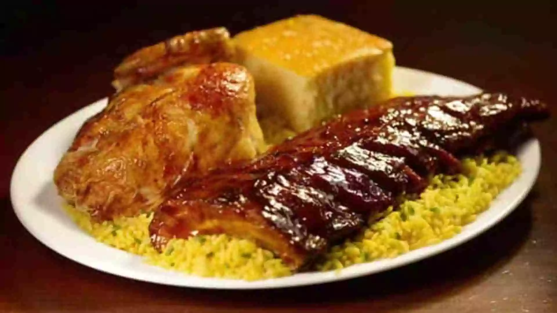 Dallas BBQ Chicken Menu With Prices Chicken & Baby Back Ribs Combo