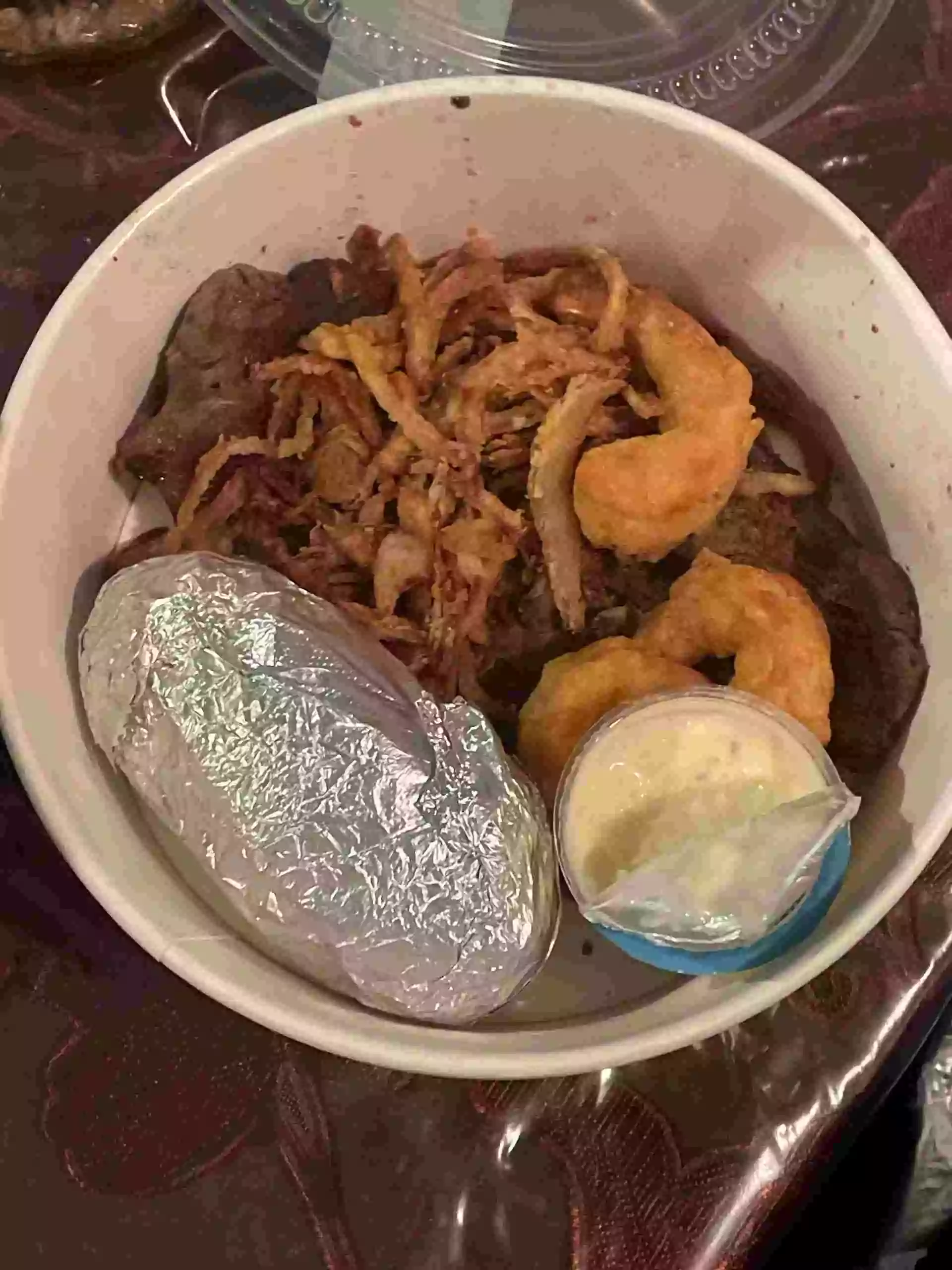 Dallas BBQ Steak & Shrimp Price Nutrition and Allergen Steak & Shrimp