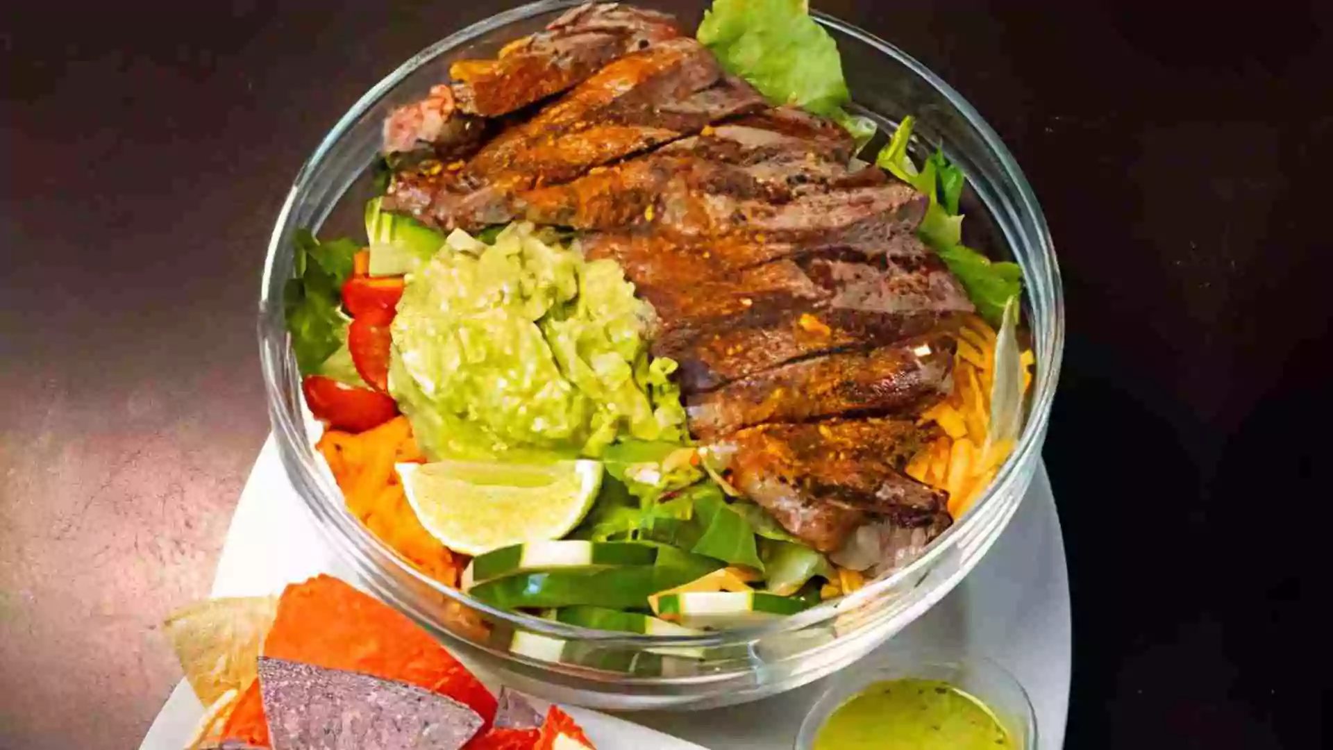 Dallas BBQ Taco Bowl - Steak Fajita Price Nutrition and Allergen Taco Bowl - Steak Fajita