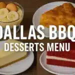 Dallas BBQ Desserts Menu Desserts