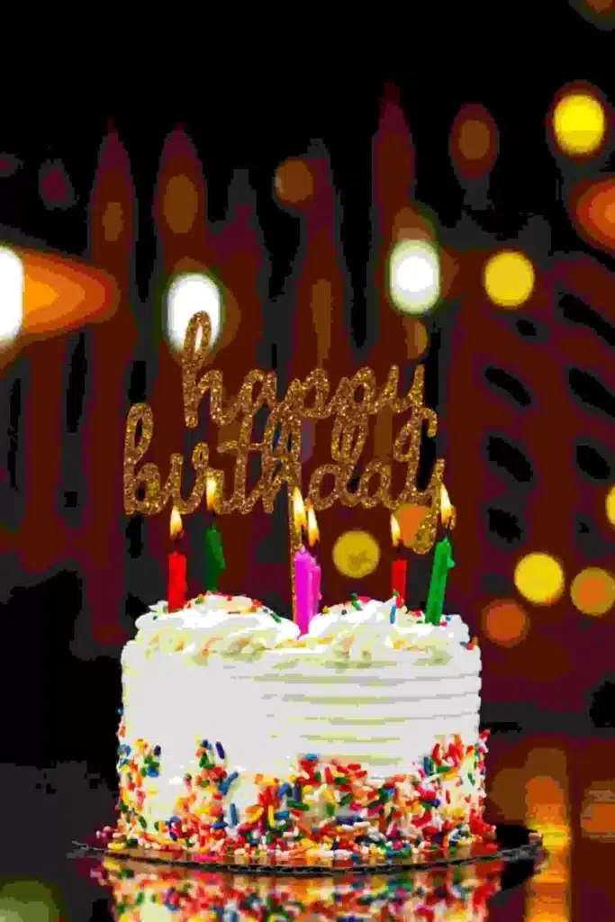 Small Birthday Cake 4"
